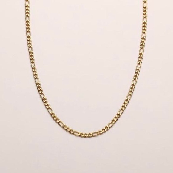 CLOSING SALE! 🔅18K Gold Plated Figaro Chain Necklace - Picture 5 of 7